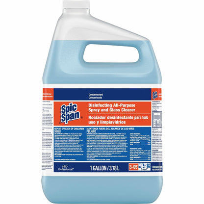 Spic and Span Disinfecting All-Purpose Spray and Glass Cleaner - For Multipurpose - Concentrate - 128 fl oz (4 quart) - 