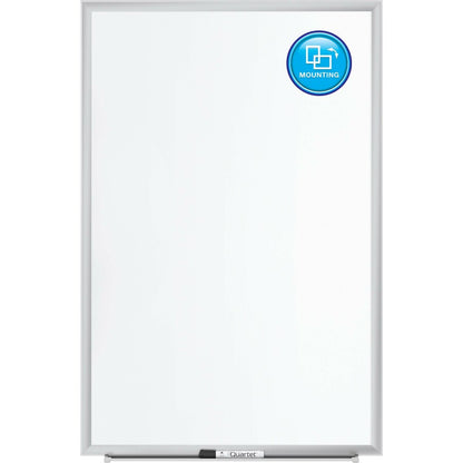 Quartet Classic Premium Porcelain Magnetic Boards - 72" (6 ft) Width x 48" (4 ft) Height - White Porcelain Surface - Sil
