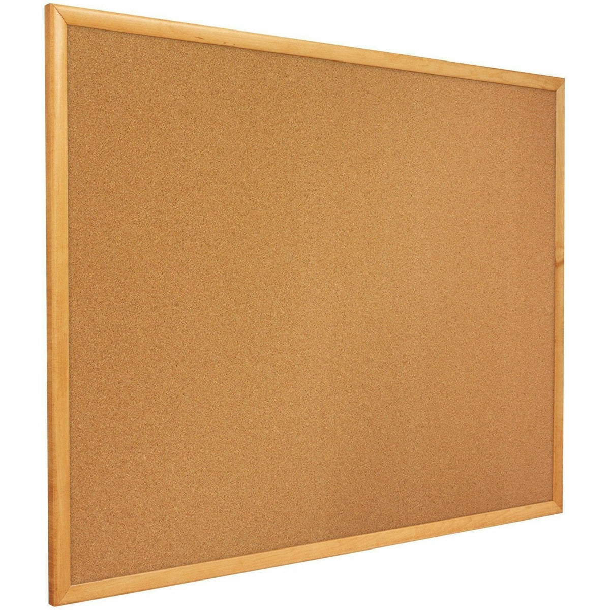 Quartet Classic Series Cork Bulletin Board - 24" Board Height x 36" Board Width - Brown Natural Cork Surface - 1 Each