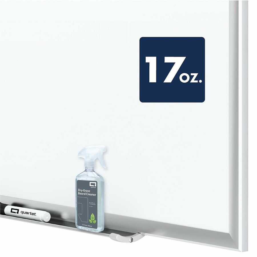 Quartet Whiteboard Cleaning Spray - 17 fl oz - Used as Stain Remover, Ink Remover, Ghost Remover, Dust Remover, Dirt Rem