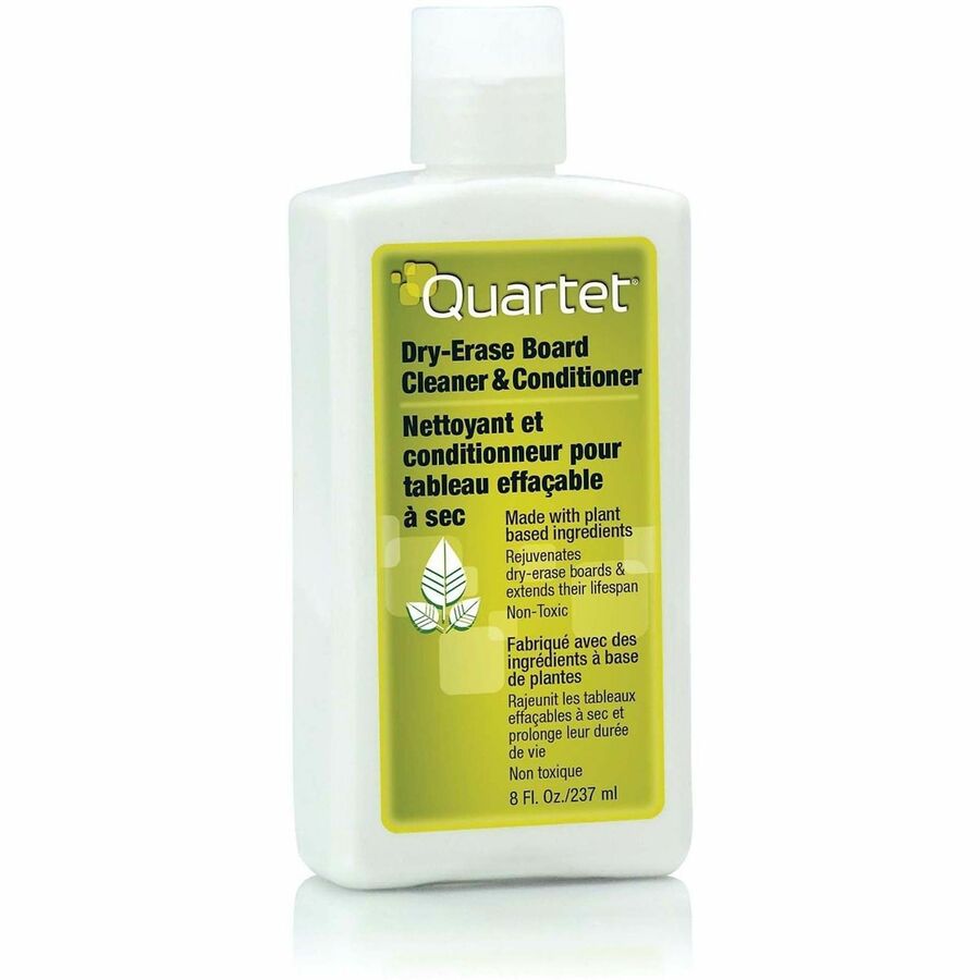 Quartet Whiteboard Cleaner/Conditioner - 8 fl oz - Used as Ink Remover, Stain Remover, Ghost Remover - Non-toxic, Low Od