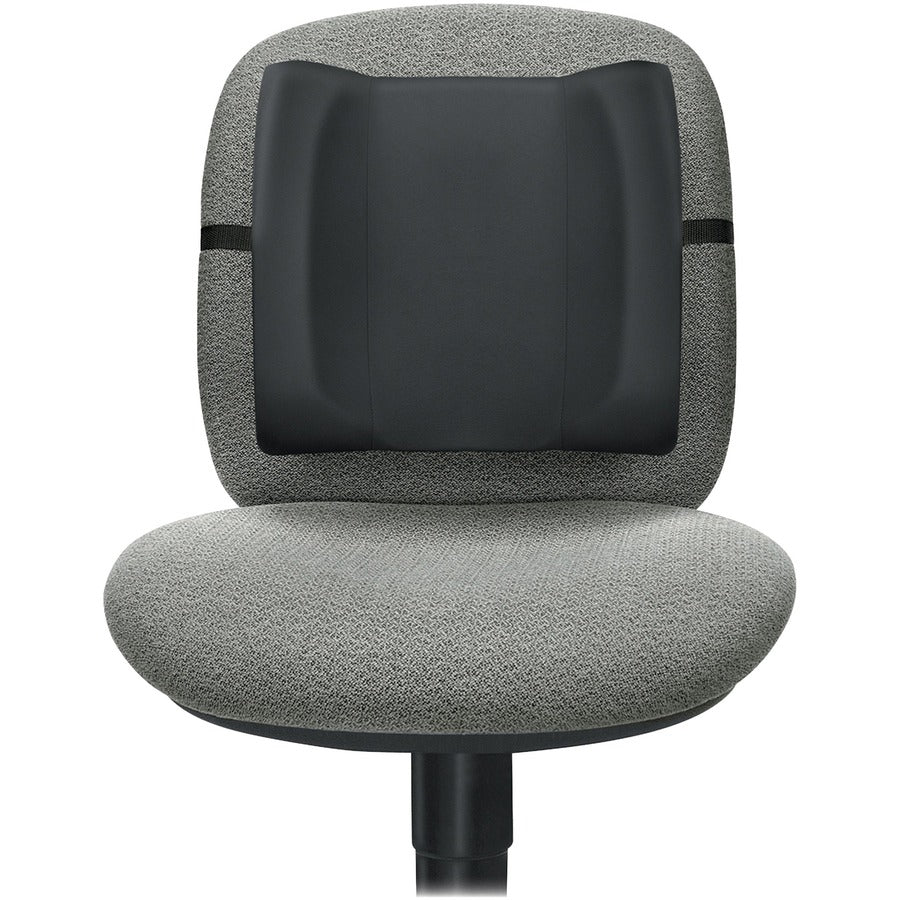 Fellowes Standard Backrest - Black - High Density Foam (HDF) - 1 Each