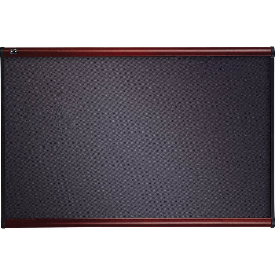 Quartet Prestige Bulletin Board - 36" Board Height x 48" Board Width - Brown Cork Surface - Self-healing, Durable - Ligh