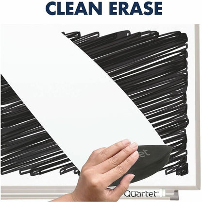 Quartet Matrix Whiteboard - 16" Board Height x 16" Board Width - White Surface - Magnetic, Durable - Silver Aluminum Fra