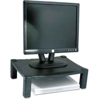 Kantek Single-Level Height-Adjustable Monitor Stand - 60 lb Load Capacity - Flat Panel Display Type Supported - 6" Width