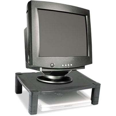 Kantek Single-Level Height-Adjustable Monitor Stand - 60 lb Load Capacity - Flat Panel Display Type Supported - 6" Width
