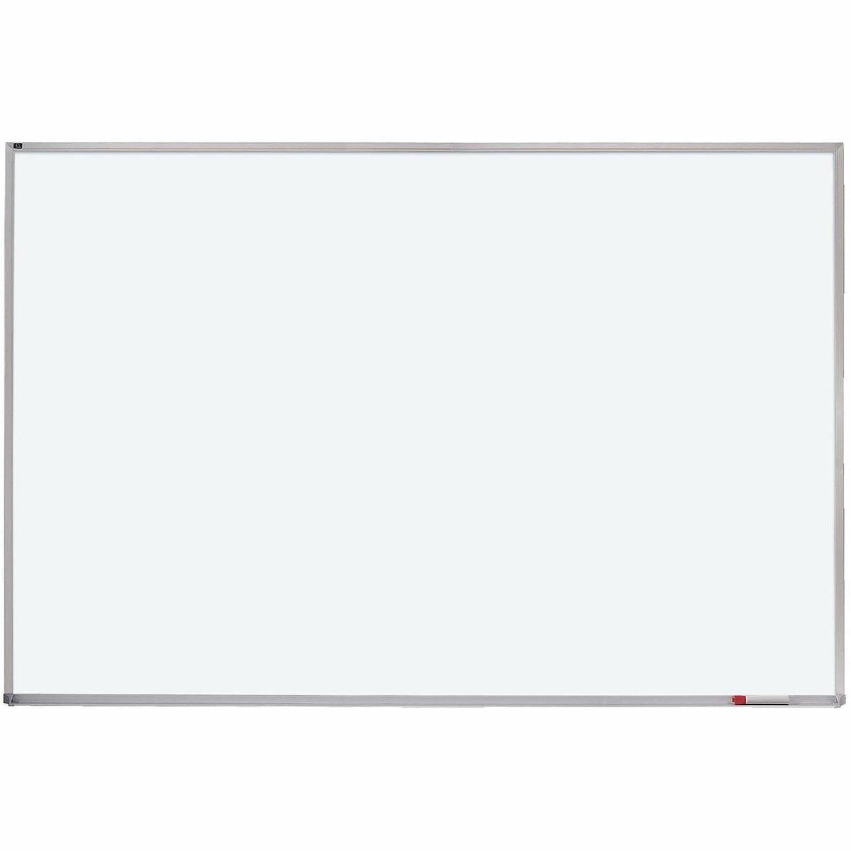 Quartet Porcelain Magenetic Whiteboard - 72" (6 ft) Width x 48" (4 ft) Height - White Porcelain Surface - Silver Aluminu
