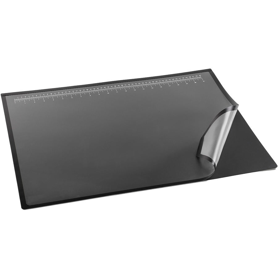 Artistic Desk Pad - Rectangular - 31" Width x 20" Depth - Rubber, Plastic - Black