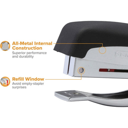 Bostitch Deluxe Hand-held Stapler - Staples Upto 20 Sheet of 20lb Paper - Holds Upto 105 Staple - Half Strip - Staple Si