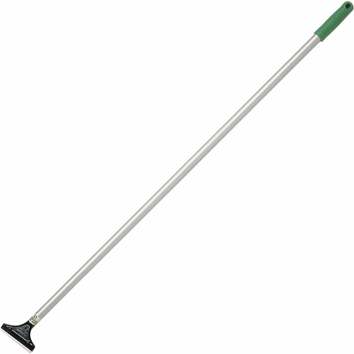 Unger 4" Light-duty Scraper - 4" Carbon Steel Blade - 48" Aluminum Handle - Hanging Hole, Ergonomic Handle, Light Duty -