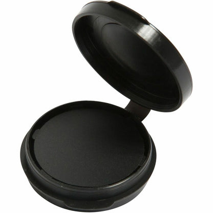 SICURIX Inkless Fingerprint Pad with Adhesive BLACK (38010) - 1.5" Height x 1.5" Width x 1.5" Depth - Black Ink - Black 