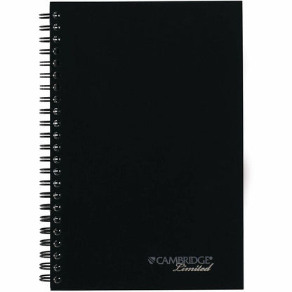 Cambridge Limited Business Notebooks - 80 Sheets - Wire Bound - College Ruled Front Ruling - 0.28" Ruled - 20 lb Basis W