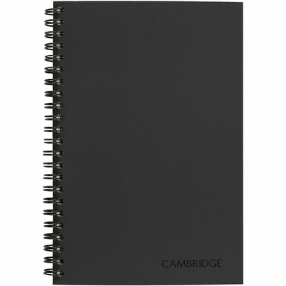 Cambridge Limited Business Notebooks - 80 Sheets - Wire Bound - College Ruled Front Ruling - 0.28" Ruled - 20 lb Basis W
