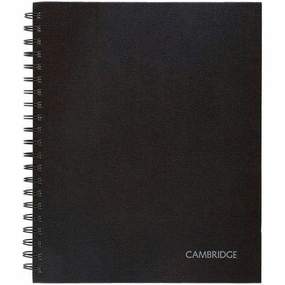 Mead Hardbound Business Notebook - Letter - 96 Sheets - Wire Bound - 0.28" Ruled - 20 lb Basis Weight - Letter - 8 1/2" 