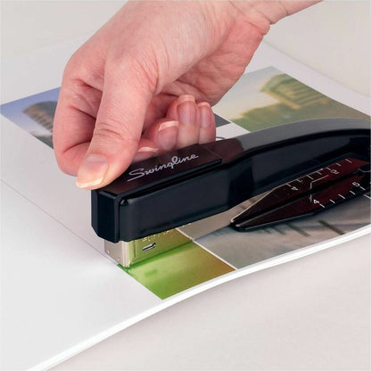 Swingline Long-Reach Stapler - Staples Upto 20 Sheet of 20lb Paper - Holds Upto 210 Staple - Full Strip - Staple Size: 0