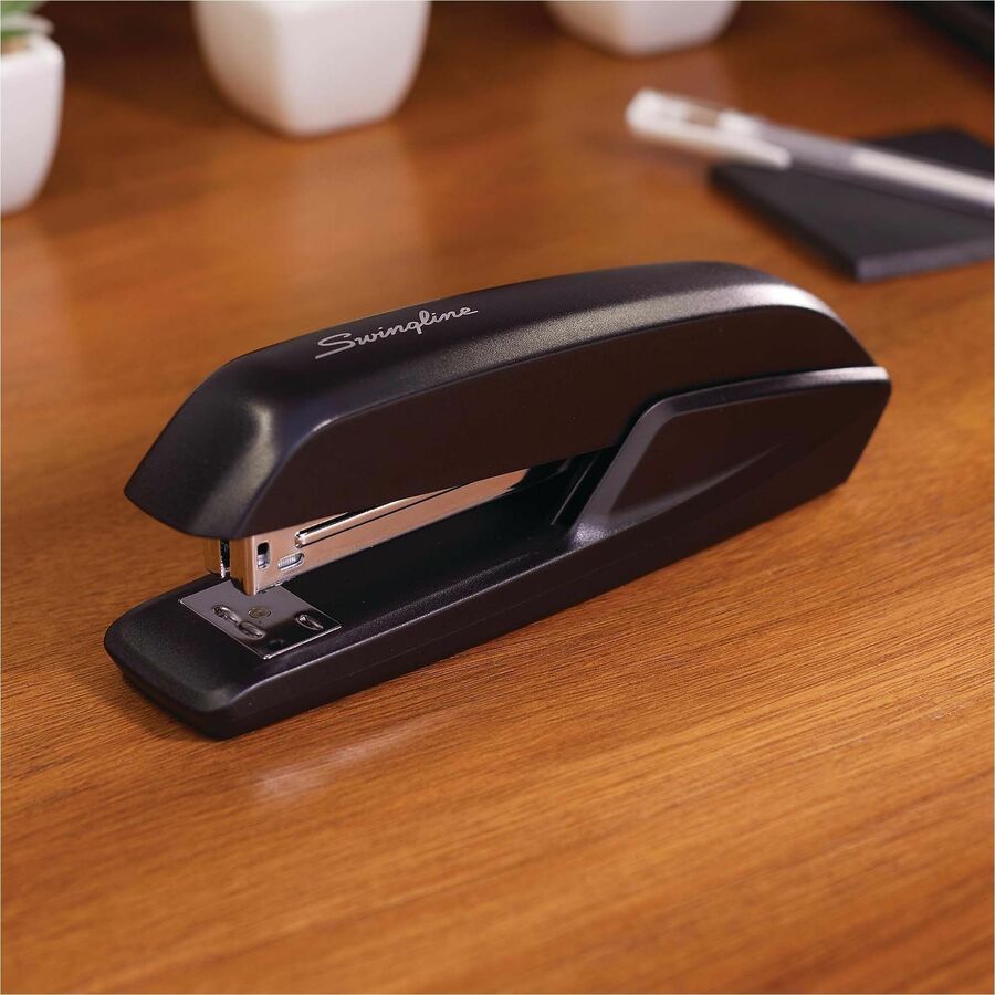 Swingline Eco Version Standard Stapler - Staples Upto 15 Sheet of 20lb Paper - Holds Upto 210 Staple - Full Strip - Stap