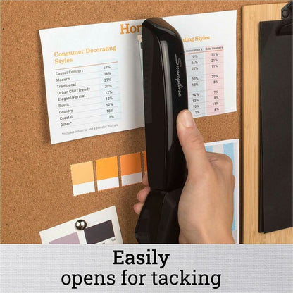 Swingline Durable Desk Stapler - Staples Upto 20 Sheet of 20lb Paper - Holds Upto 210 Staple - Full Strip - Staple Size: