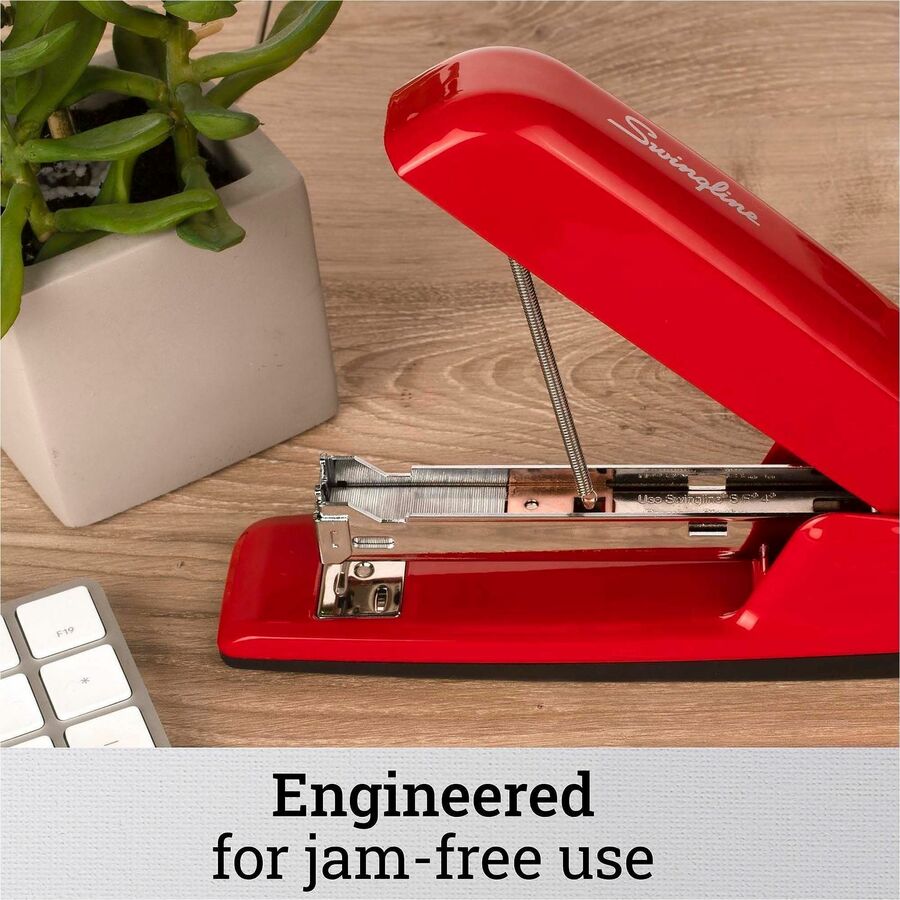 Swingline 747 Rio Red Stapler - Staples Upto 25 Sheet of 20lb Paper - Holds Upto 210 Staple - Full Strip - Staple Size: 