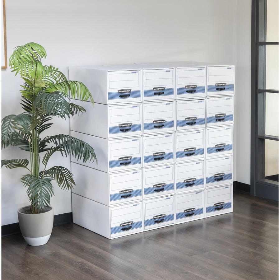 Bankers Box Stor/Drawer Steel Plus Letter-size File Storage Boxes - Internal Dimensions: 12.50" Width x 23.25" Depth x 1