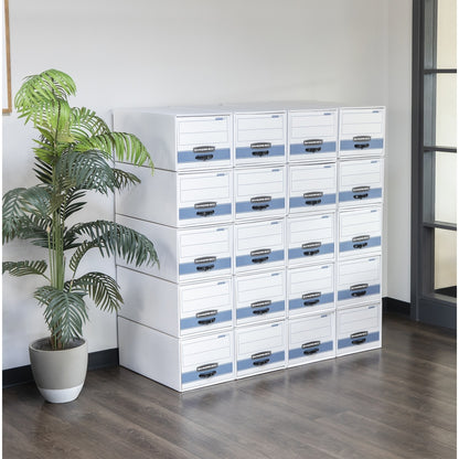 Bankers Box Stor/Drawer Steel Plus Letter-size File Storage Boxes - Internal Dimensions: 12.50" Width x 23.25" Depth x 1