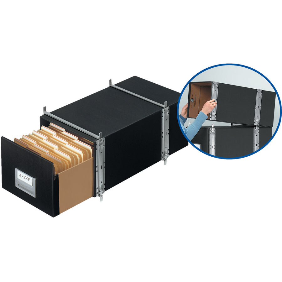 Bankers Box Staxonsteel File Storage Drawer System - Letter - Internal Dimensions: 12" Width x 24" Depth x 10.50" Height