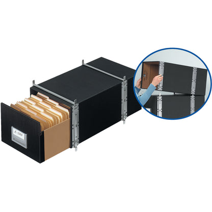 Bankers Box Staxonsteel File Storage Drawer System - Letter - Internal Dimensions: 12" Width x 24" Depth x 10.50" Height