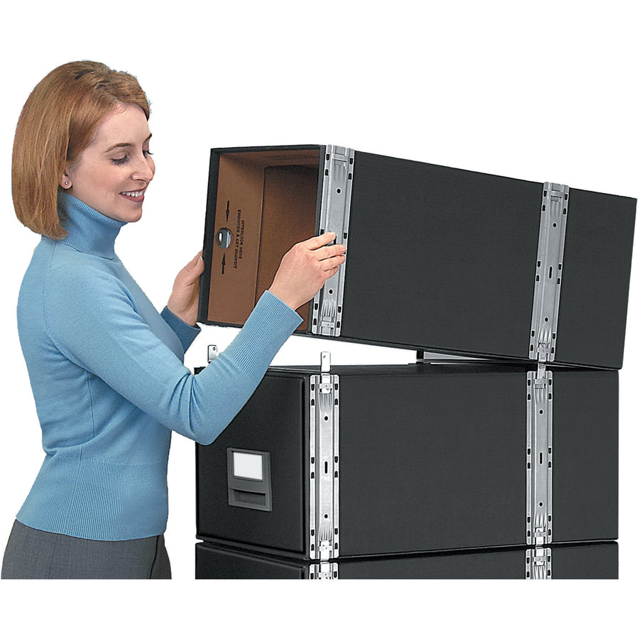 Bankers Box Staxonsteel File Storage Drawer System - Letter - Internal Dimensions: 12" Width x 24" Depth x 10.50" Height