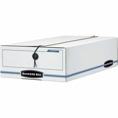 Bankers Box Liberty Check and Form Boxes - Internal Dimensions: 9" Width x 14.25" Depth x 4" Height - 12 / Carton