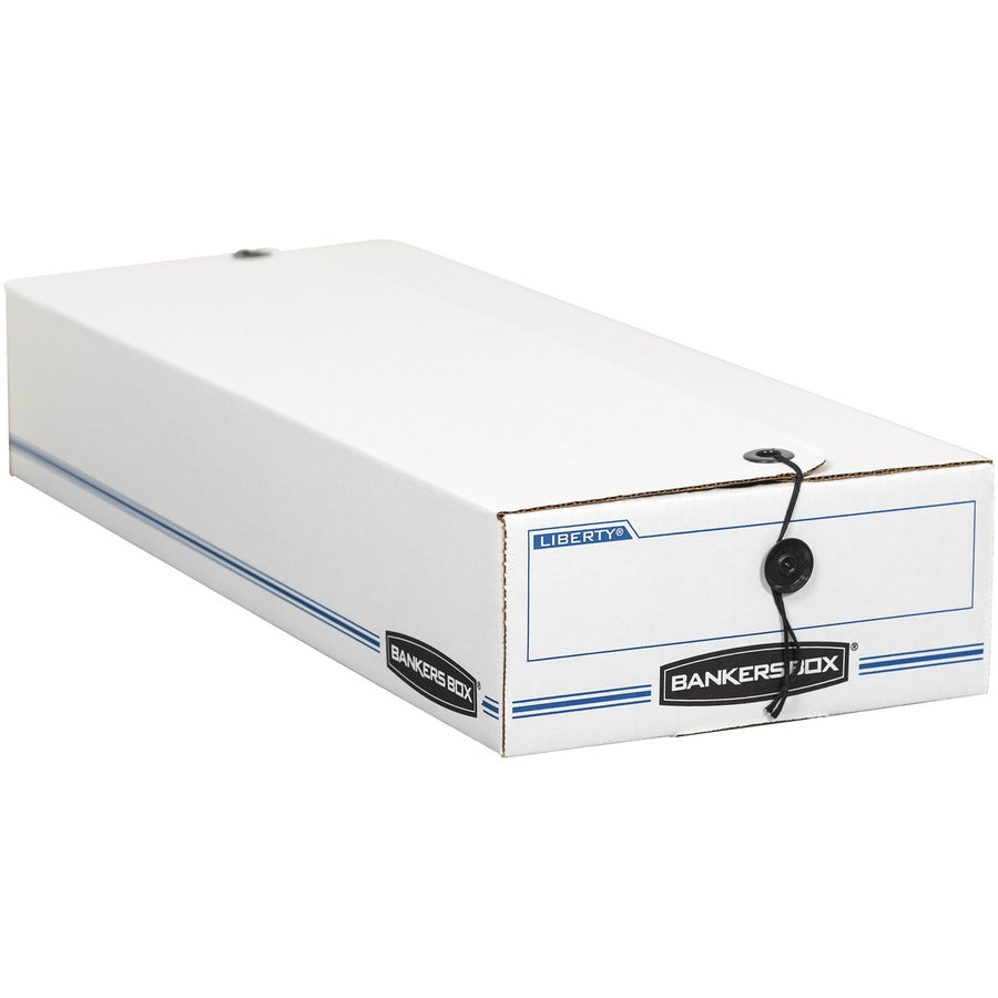 Bankers Box Liberty Check and Form Boxes - Internal Dimensions: 9" Width x 14.25" Depth x 4" Height - 12 / Carton