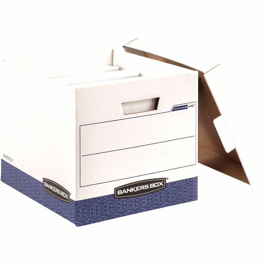 Bankers Box DataPak Storage Box 14-7/8" x 11 - Internal Dimensions: 12.75" Width x 16" Depth x 12.50" Height - 12 / Cart