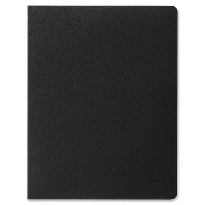 GBC Designer Letter Presentation Cover - 8 3/4" x 11 1/4" - Poly - Black - 25 / Pack