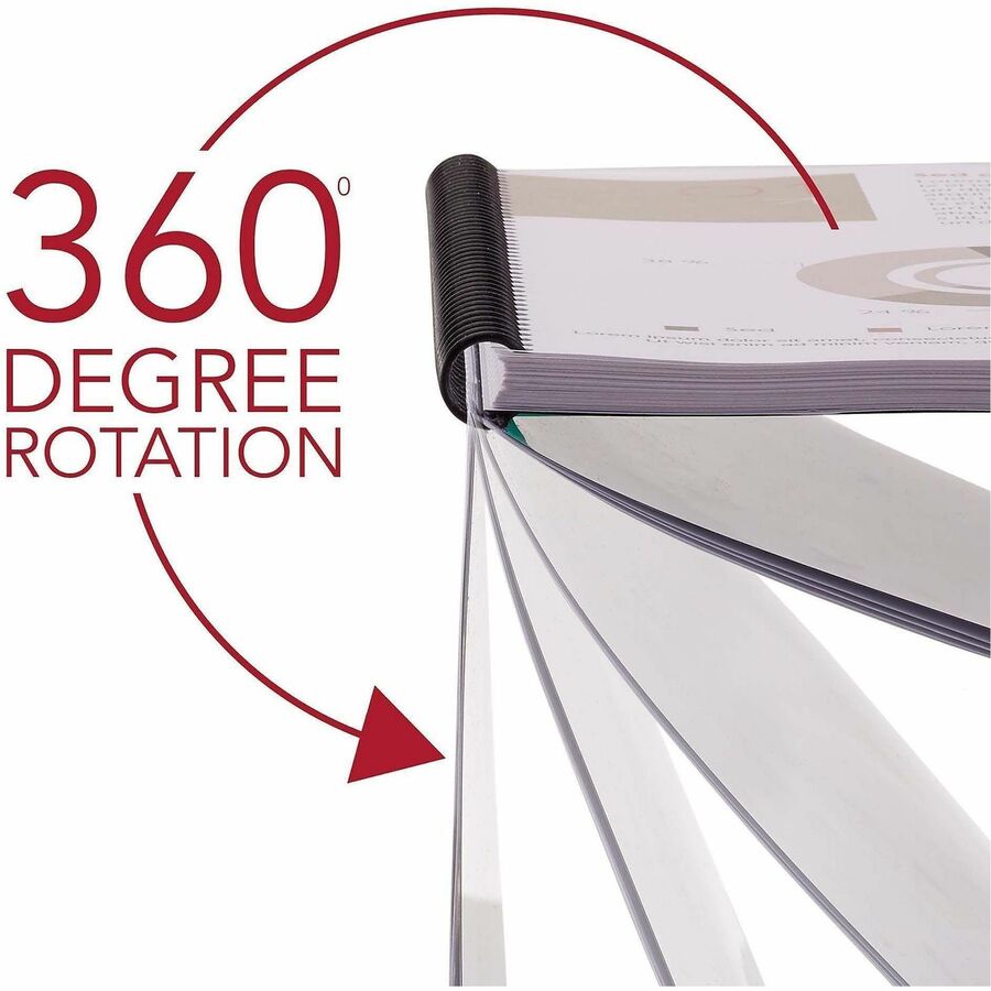 GBC ProClick Binding Spines - 0.3" Diameter - 0.31" Maximum Capacity - 45 x Sheet Capacity - For Letter 8 1/2" x 11" She