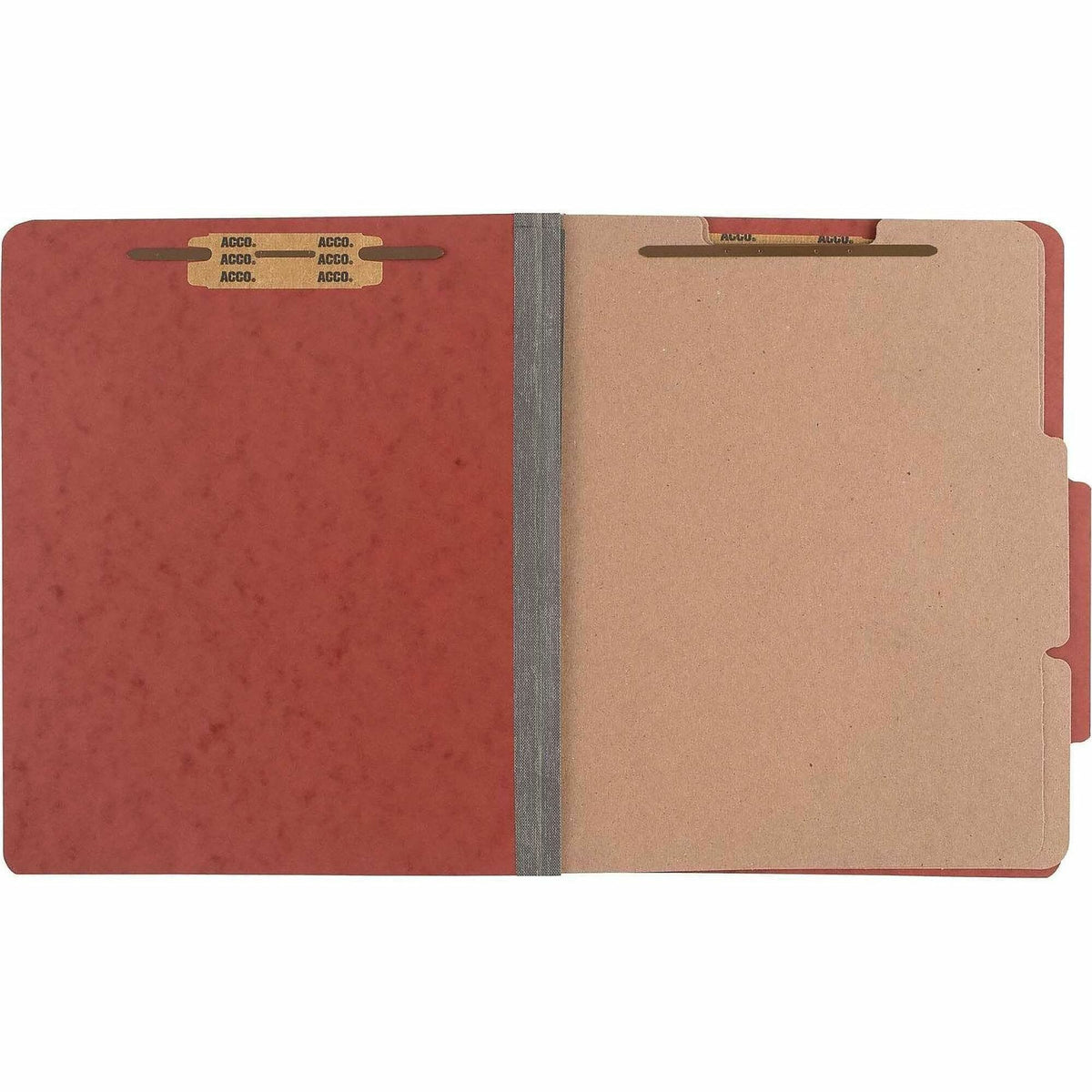 ACCO Letter Classification Folder - 3" Folder Capacity - 8 1/2" x 11" - 6 Fastener - 1" for Folder - 2 Divider - 6 pt. -