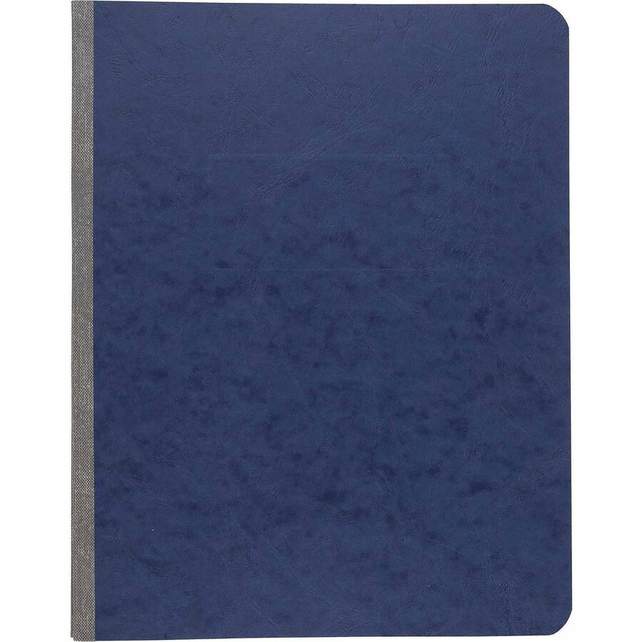 ACCO Presstex Letter Recycled Report Cover - 3" Folder Capacity - 8 1/2" x 11" - 20 pt. - Dark Blue - 60% Recycled - 1 E