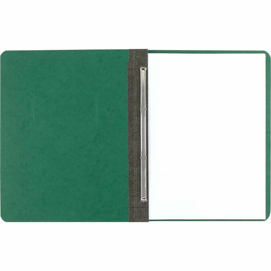 ACCO Presstex Letter Recycled Report Cover - 3" Folder Capacity - 8 1/2" x 11" - 20 pt. - Dark Green - 60% Recycled - 1 