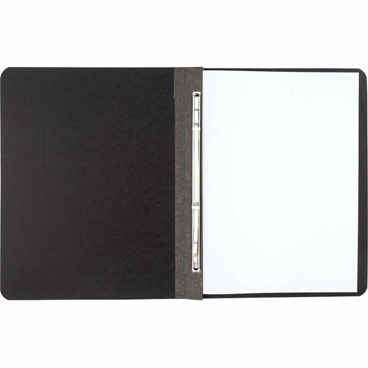 ACCO Letter Recycled Report Cover - 3" Folder Capacity - 8 1/2" x 11" - 20 pt. - Black - Eco-friendly, Hinged, Tyvek Gus