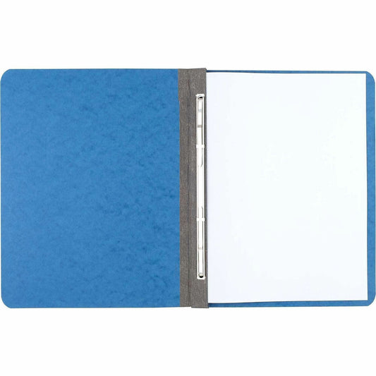 ACCO Letter Recycled Report Cover - 3" Folder Capacity - 8 1/2" x 11" - 20 pt. - Light Blue - Eco-friendly, Hinged, Tyve