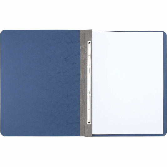 ACCO Letter Recycled Report Cover - 3" Folder Capacity - 8 1/2" x 11" - 20 pt. - Dark Blue - Eco-friendly, Hinged, Tyvek