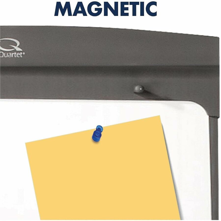 Quartet Standard Nano-Clean Magnetic Presentation Easel - 27" (2.2 ft) Width x 35" (2.9 ft) Height - White Painted Steel