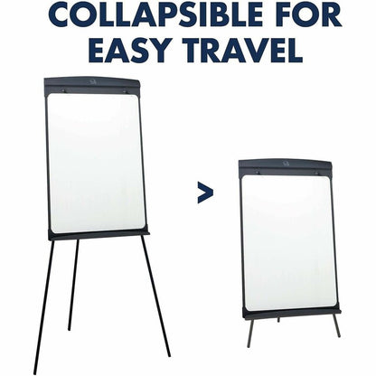 Quartet Standard Nano-Clean Magnetic Presentation Easel - 27" (2.2 ft) Width x 35" (2.9 ft) Height - White Painted Steel