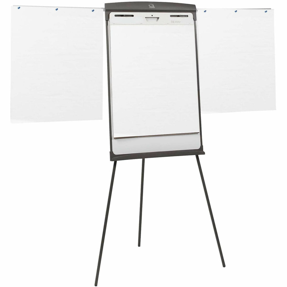Quartet Standard Nano-Clean Magnetic Presentation Easel - 27" (2.2 ft) Width x 35" (2.9 ft) Height - White Painted Steel