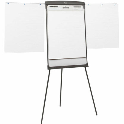 Quartet Standard Nano-Clean Magnetic Presentation Easel - 27" (2.2 ft) Width x 35" (2.9 ft) Height - White Painted Steel