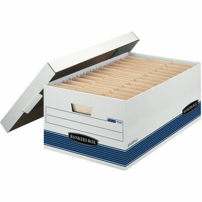 Bankers Box Stor/File Lift-Off Lid Medium-duty Legal Storage Box - Internal Dimensions: 15" Width x 24" Depth x 10" Heig