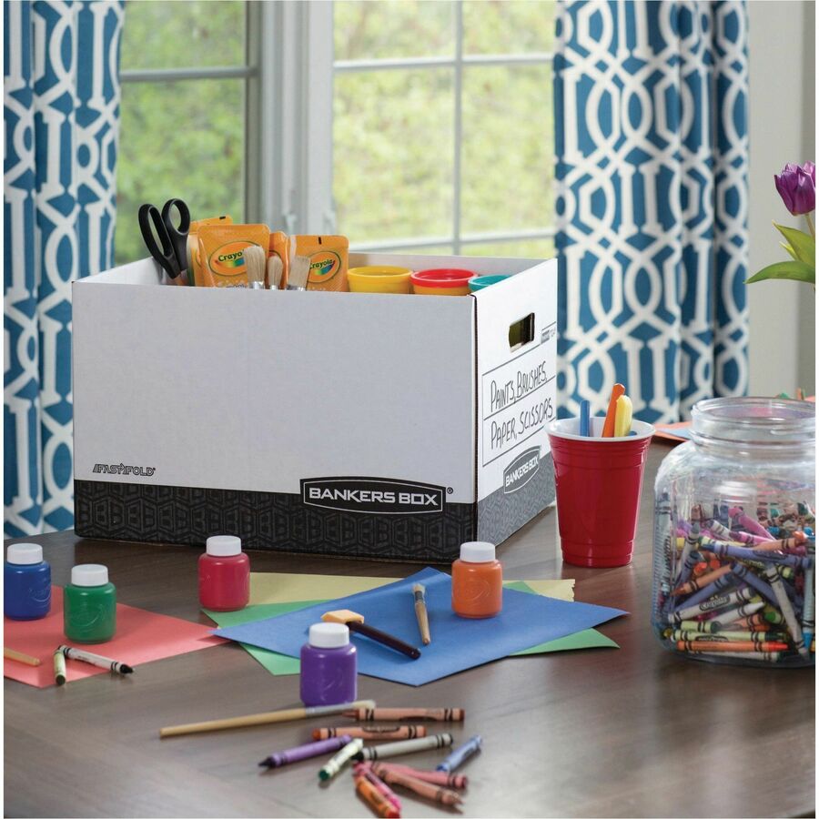 R-Kive File Storage Box - Internal Dimensions: 12" Width x 15" Depth x 10" Height - 12 / Carton