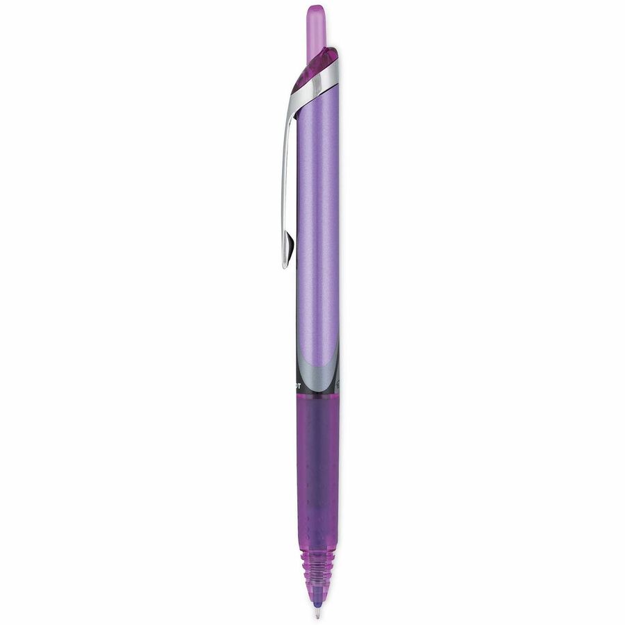 Pilot Precise V7 RT Fine Premium Retractable Rolling Ball Pens - 0.7 mm Fine Pen Point - Refillable - Retractable - Purp