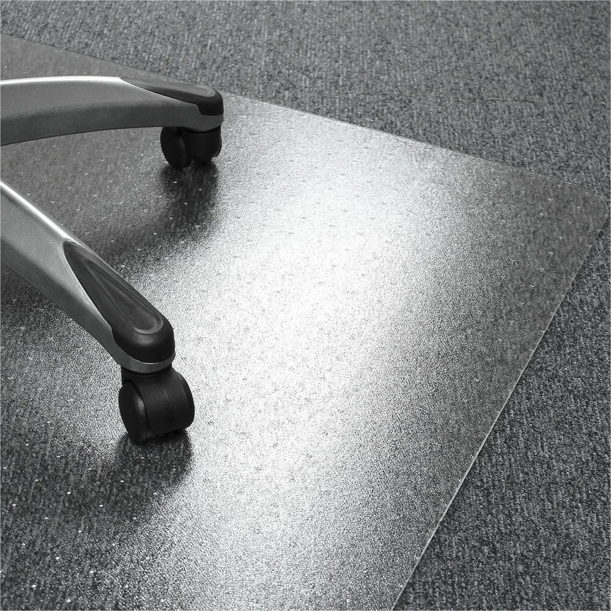 Floortex Polycarbonate Rectangular Chair Mat for Carpets up to 1/2" - 35" x 47" - Home, Office, Carpeted Floor, Floor, C