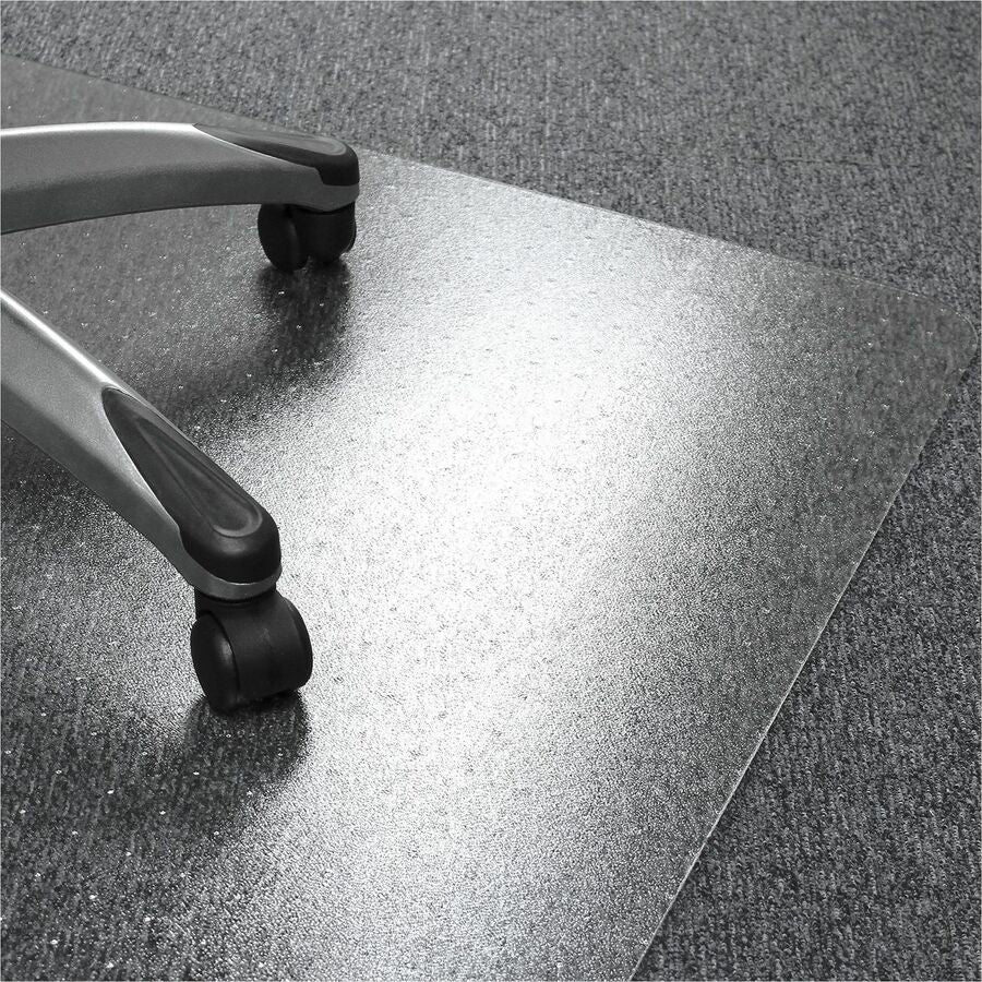Floortex Polycarbonate Rectangular Chair Mat for Carpets up to 1/2" - 48" x 60" - Home, Office, Carpeted Floor, Floor