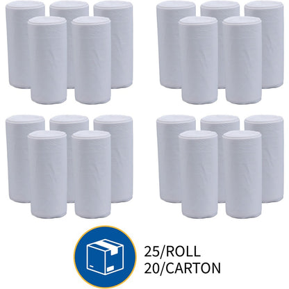 Genuine Joe High-Density Can Liners - Medium Size - 33 gal Capacity - 40" Length x 33" Width x 0.43 mil (11 Micron) Thic