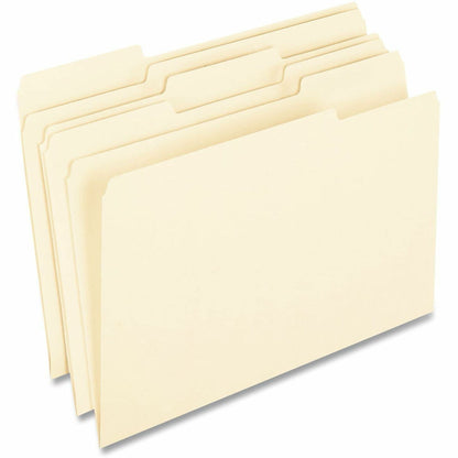 Pendaflex 1/3 Tab Cut Legal Recycled Top Tab File Folder - 8 1/2" x 14" - 1/2" Expansion - Top Tab Location - Assorted T