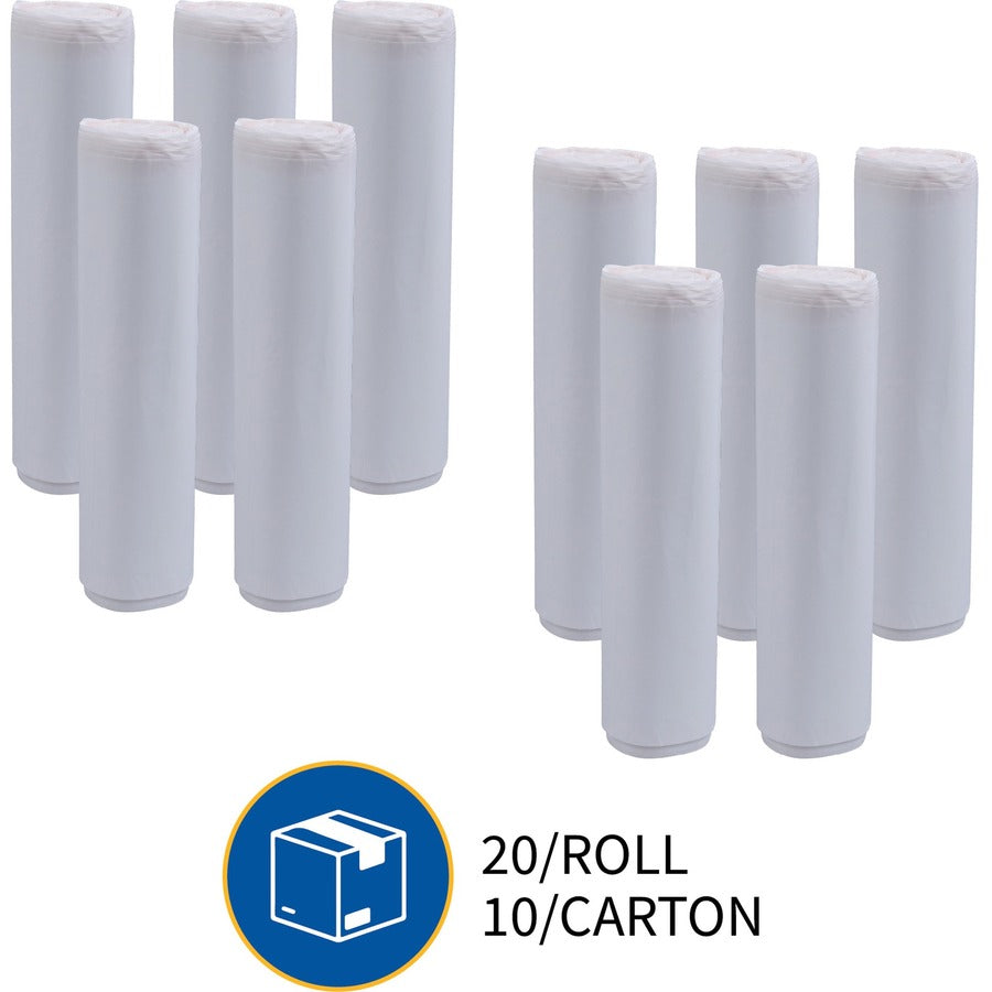 Genuine Joe High-density Can Liners - Extra Large Size - 56 gal Capacity - 48" Length x 43" Width x 0.63 mil (16 Micron)